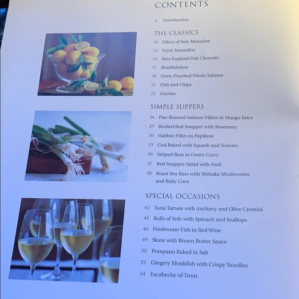 Williams Sonoma Fish cookbook
